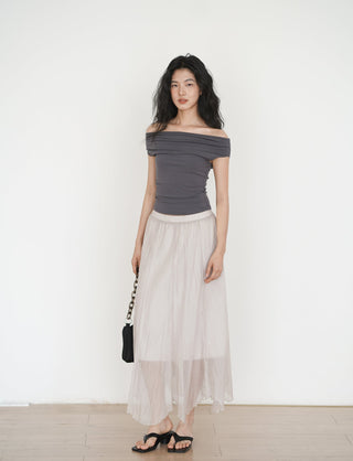 elegant off-shoulder