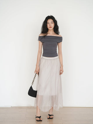 elegant off-shoulder
