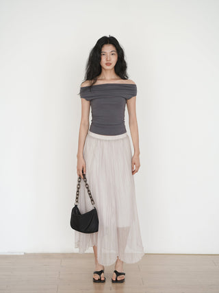 elegant off-shoulder