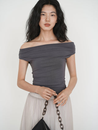 elegant off-shoulder