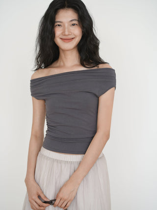 elegant off-shoulder