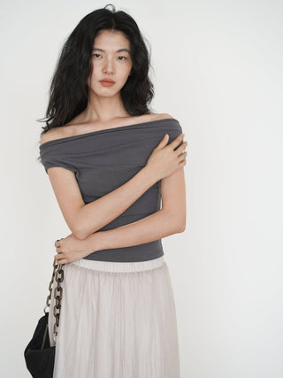 elegant off-shoulder