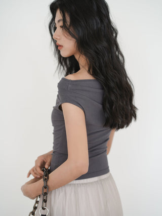 elegant off-shoulder