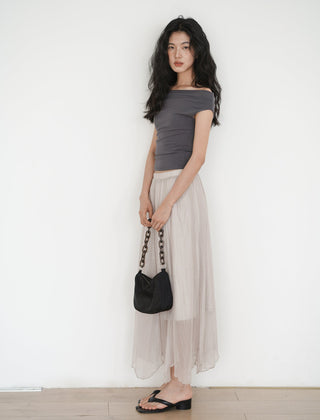 elegant off-shoulder