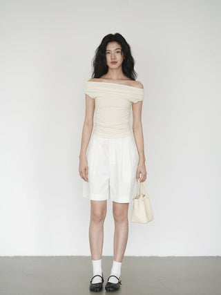 elegant off-shoulder