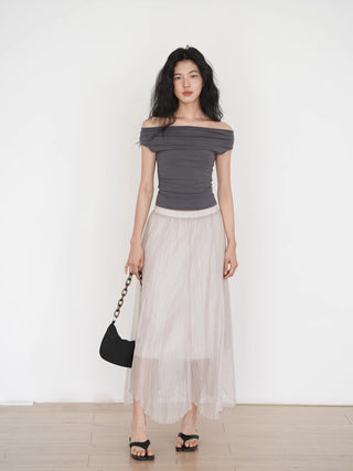 elegant off-shoulder