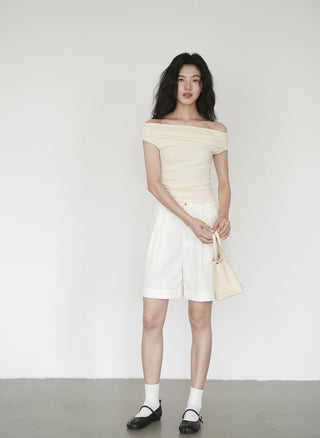 elegant off-shoulder