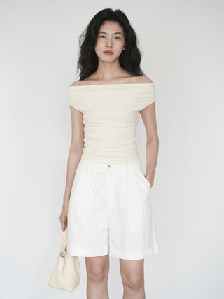 elegant off-shoulder