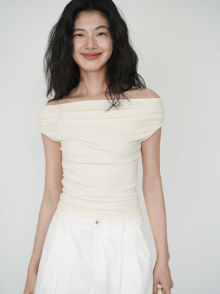 elegant off-shoulder