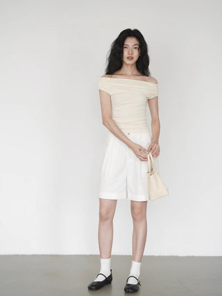 elegant off-shoulder