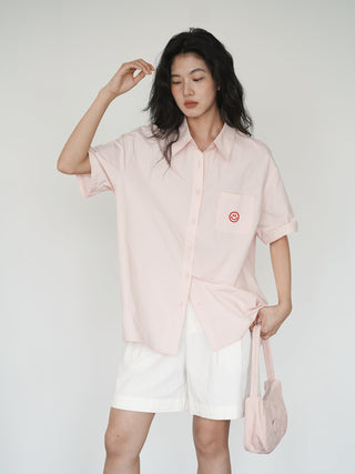 pink retro shirt
