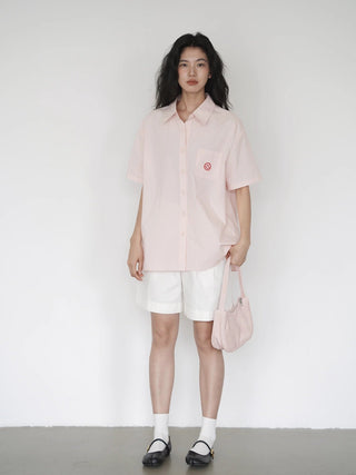 pink retro shirt