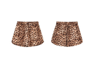 leopard print shorts
