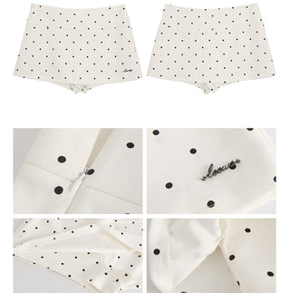 polka dot skirt
