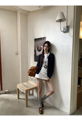 polka dot skirt