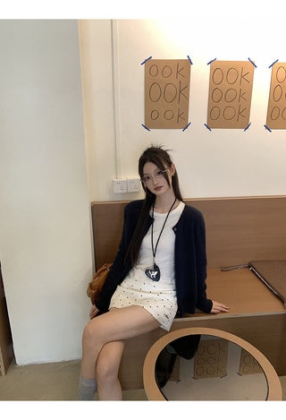 polka dot skirt