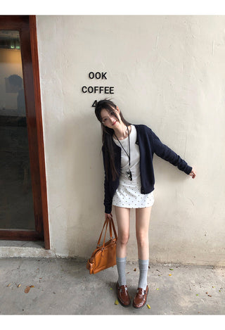 polka dot skirt