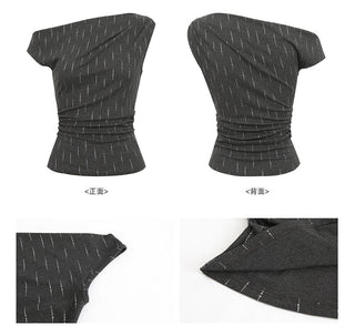 elegant strapless top