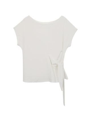 white strapless top