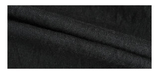 black A-line skirt