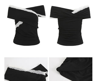 black off-shoulder