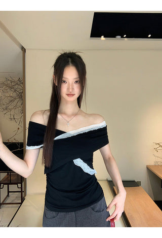 black off-shoulder