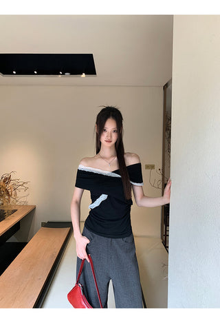 black off-shoulder