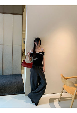 black off-shoulder