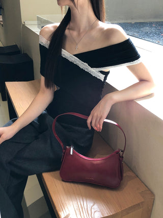 black off-shoulder