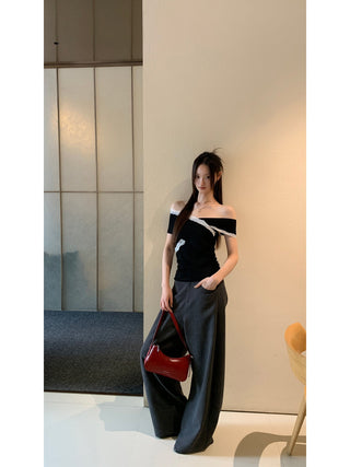 black off-shoulder