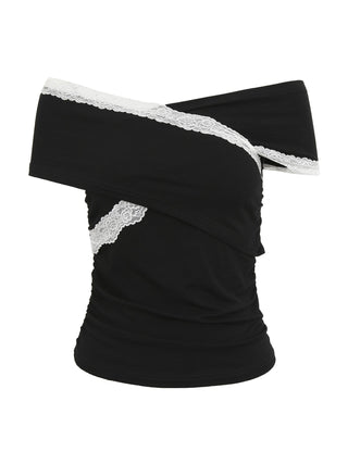 black off-shoulder