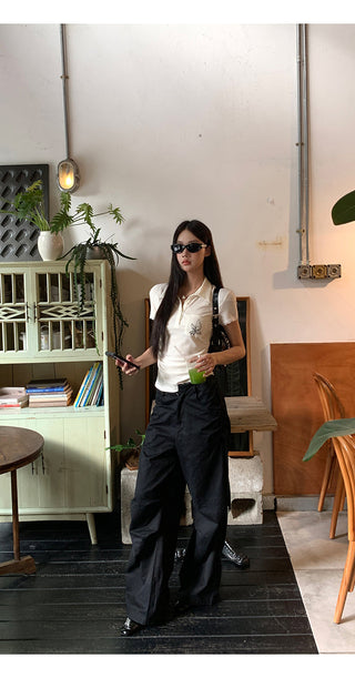 polo collar top