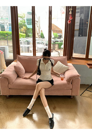 polo collar top