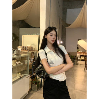 polo collar top