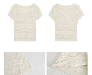 white Korean top