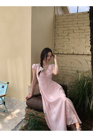 pink French dress