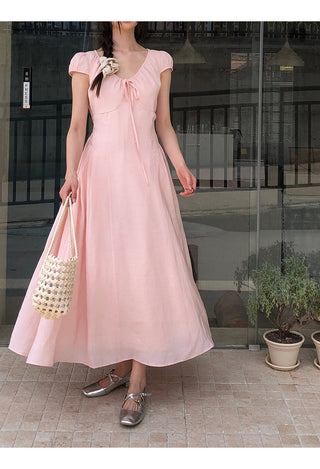 pink French dress