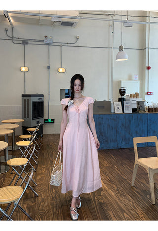 pink French dress