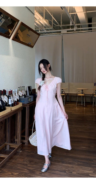 pink French dress