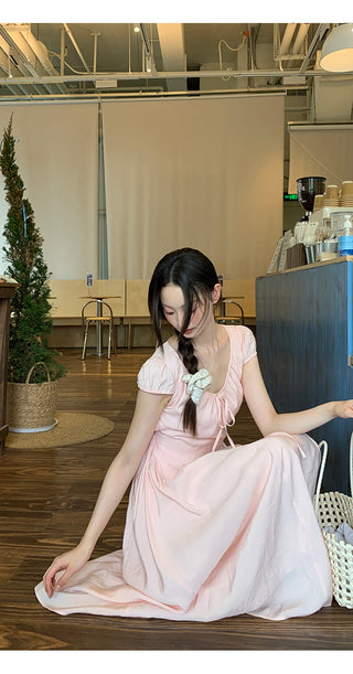 pink French dress