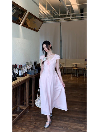 pink French dress