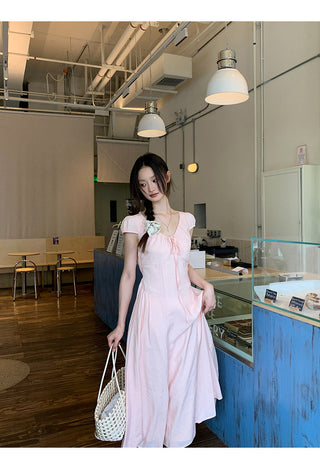 pink French dress