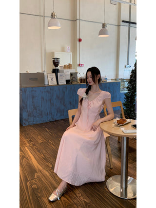 pink French dress