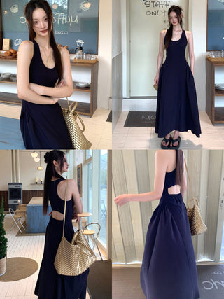 sleeveless French dress