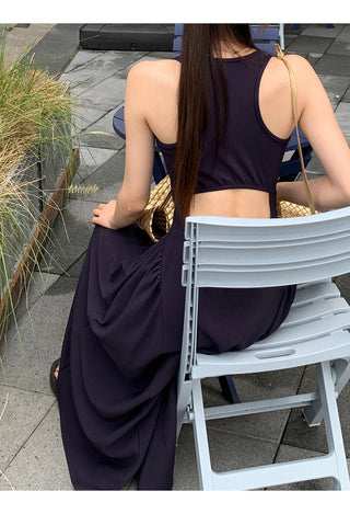 sleeveless French dress