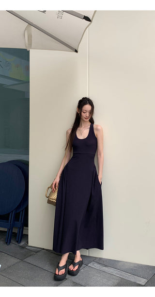 sleeveless French dress