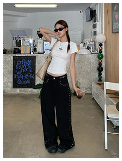 white Korean top
