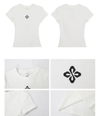 white Korean top