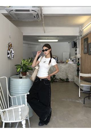 white Korean top