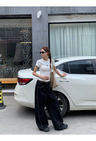 white Korean top